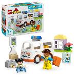 LEGO DUPLO 10447 L'ambulance et le chauffeur - Jouet interactif pour les enfants des 2 ans