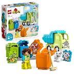 LEGO DUPLO 10987 Le Camion de Recyclage. Jouets Éducatifs et de Tri de Couleurs. Enfants 2 Ans