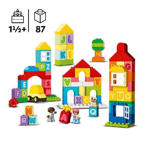 Jeu D'assemblage - Jeu De Construction - Jeu De Manipulation LEGO DUPLO Classic 10935 La Ville Alphabet. Jouet Éducatif. Apprendre Couleurs et Lettres