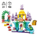 Jeu D'assemblage - Jeu De Construction - Jeu De Manipulation LEGO DUPLO - Disney 10435 Le palais sous-marin magique d'Ariel - Poupee La Petite Sirene