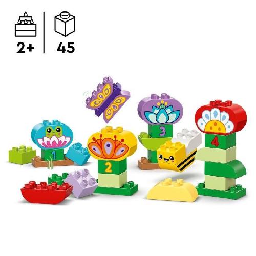 Jeu D'assemblage - Jeu De Construction - Jeu De Manipulation LEGO DUPLO Ma ville 10444 Le jardin créatif et les fleurs - Jeu de construction des 2 ans