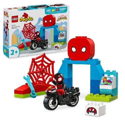 Jeu D'assemblage - Jeu De Construction - Jeu De Manipulation LEGO DUPLO Marvel 10424 L'aventure en moto de Spin - Jouet Spidey et ses Amis