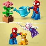 Jeu D'assemblage - Jeu De Construction - Jeu De Manipulation LEGO DUPLO Marvel 10995 La Maison de Spider-Man. Jouet Enfants 2 Ans. Spidey et ses Amis