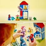Jeu D'assemblage - Jeu De Construction - Jeu De Manipulation LEGO DUPLO Marvel 10995 La Maison de Spider-Man. Jouet Enfants 2 Ans. Spidey et ses Amis
