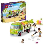 Jeu D'assemblage - Jeu De Construction - Jeu De Manipulation LEGO Friends 41712 Le Camion de Recyclage. Jouet Éducatif. avec Mini-poupée Emma