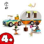 Jeu D'assemblage - Jeu De Construction - Jeu De Manipulation LEGO Friends 41726 Les Vacances en Caravane. Jouet Camping-Car avec Voiture. Enfants 4 Ans