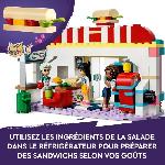 Jeu D'assemblage - Jeu De Construction - Jeu De Manipulation LEGO Friends 41728 Le Snack du Centre-Ville. Jouet Enfants 6 Ans. Mini-Poupées Liane. Aliya