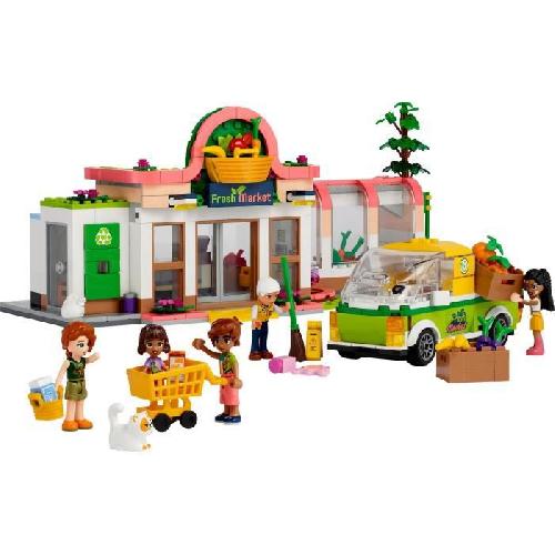 Jeu D'assemblage - Jeu De Construction - Jeu De Manipulation LEGO Friends 41729 L'Épicerie Biologique. Jouet Supermarché. avec Camion & Mini-Poupées