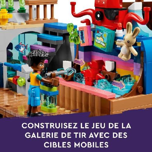 Jeu D'assemblage - Jeu De Construction - Jeu De Manipulation LEGO Friends 41737 Le Parc d'Attractions a la Plage. Jouet de Construction Avancée. Enfants 12 Ans