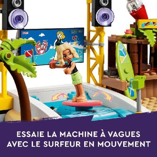 Jeu D'assemblage - Jeu De Construction - Jeu De Manipulation LEGO Friends 41737 Le Parc d'Attractions a la Plage. Jouet de Construction Avancée. Enfants 12 Ans