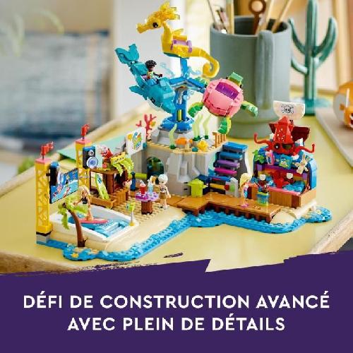 Jeu D'assemblage - Jeu De Construction - Jeu De Manipulation LEGO Friends 41737 Le Parc d'Attractions a la Plage. Jouet de Construction Avancée. Enfants 12 Ans