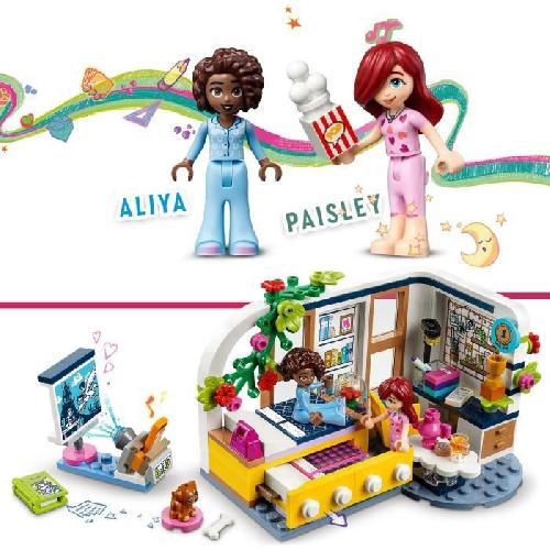 Jeu D'assemblage - Jeu De Construction - Jeu De Manipulation LEGO Friends 41740 La Chambre d'Aliya. Jouet avec Figurine Paisley et Chiot. Enfants 6 Ans