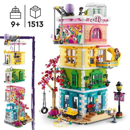 Jeu D'assemblage - Jeu De Construction - Jeu De Manipulation LEGO Friends 41748 Le Centre Collectif de Heartlake City. Jouet de Construction Modulaire