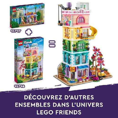 Jeu D'assemblage - Jeu De Construction - Jeu De Manipulation LEGO Friends 41748 Le Centre Collectif de Heartlake City. Jouet de Construction Modulaire