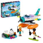 LEGO Friends 41752 L'Hydravion de Secours en Mer. Jouet Avion avec Figurine Baleine et Mini-Poupées