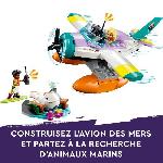 Jeu D'assemblage - Jeu De Construction - Jeu De Manipulation LEGO Friends 41752 L'Hydravion de Secours en Mer. Jouet Avion avec Figurine Baleine et Mini-Poupées