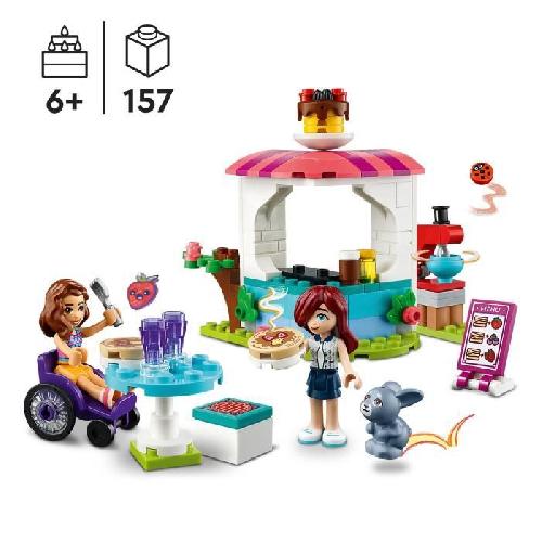 Jeu D'assemblage - Jeu De Construction - Jeu De Manipulation LEGO Friends 41753 La Creperie. Jouet Créatif  avec Figurine de Lapin. Cadeau Enfants 6 Ans