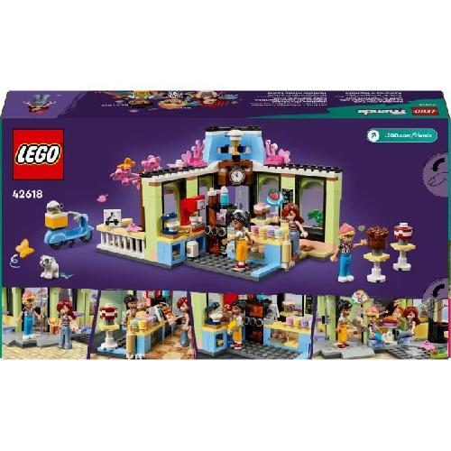 Jeu D'assemblage - Jeu De Construction - Jeu De Manipulation LEGO Friends 42618 Le café de Heartlake City - Accessoires cuisine enfant. sociabilité