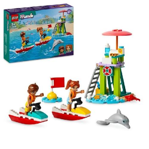 Jeu D'assemblage - Jeu De Construction - Jeu De Manipulation LEGO Friends 42623 Le jet-ski de la plage - Inclut un sauveteur - Jeu éducatif enfant