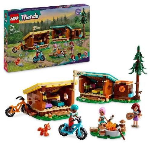 Jeu D'assemblage - Jeu De Construction - Jeu De Manipulation LEGO Friends 42624 Les cabanes chaleureuses de la base de loisirs - Set sur la nature