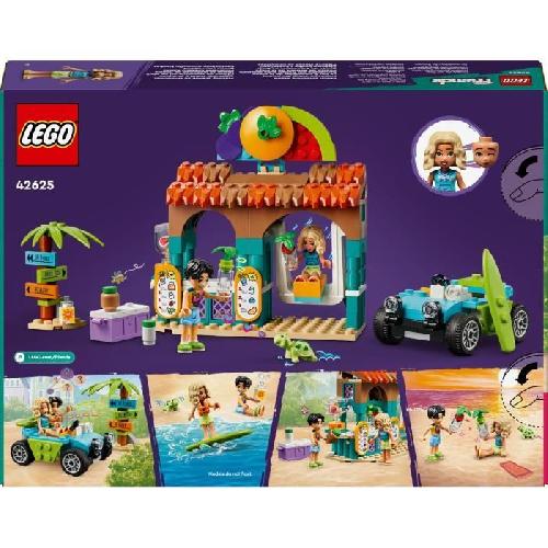 Jeu D'assemblage - Jeu De Construction - Jeu De Manipulation LEGO Friends 42625 Le bar a smoothies de la plage - Set boissons pour filles et garçons