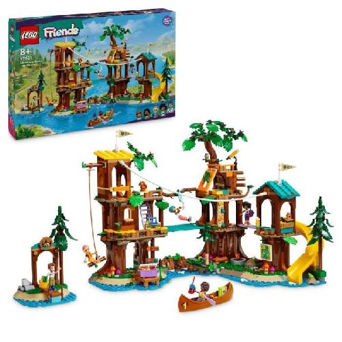 Jeu D'assemblage - Jeu De Construction - Jeu De Manipulation LEGO Friends 42631 La cabane dans l'arbre de la base de loisirs -Jeu créatif pour enfants