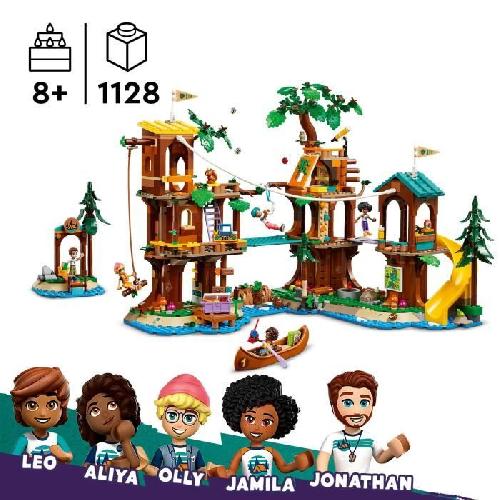 Jeu D'assemblage - Jeu De Construction - Jeu De Manipulation LEGO Friends 42631 La cabane dans l'arbre de la base de loisirs -Jeu créatif pour enfants