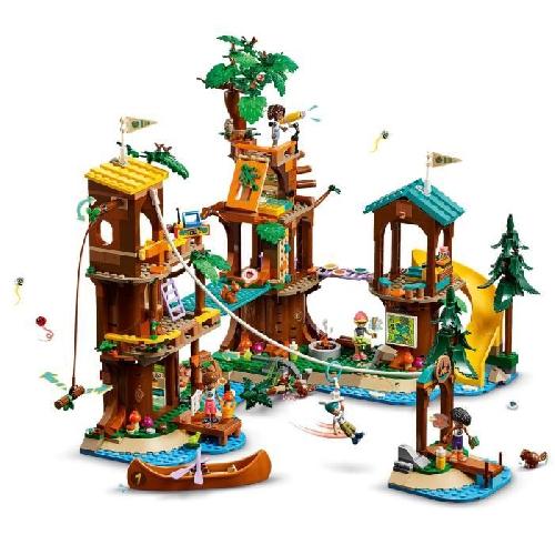 Jeu D'assemblage - Jeu De Construction - Jeu De Manipulation LEGO Friends 42631 La cabane dans l'arbre de la base de loisirs -Jeu créatif pour enfants