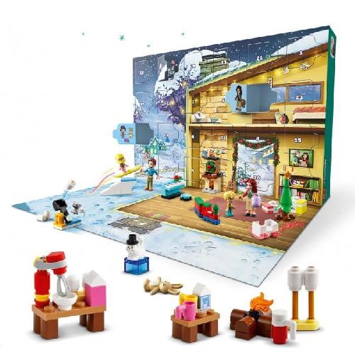 Jeu D'assemblage - Jeu De Construction - Jeu De Manipulation LEGO Friends 42637 Le Calendrier de l'Avent 2024 Cadeaux avant Noël Inclut 5 personnages