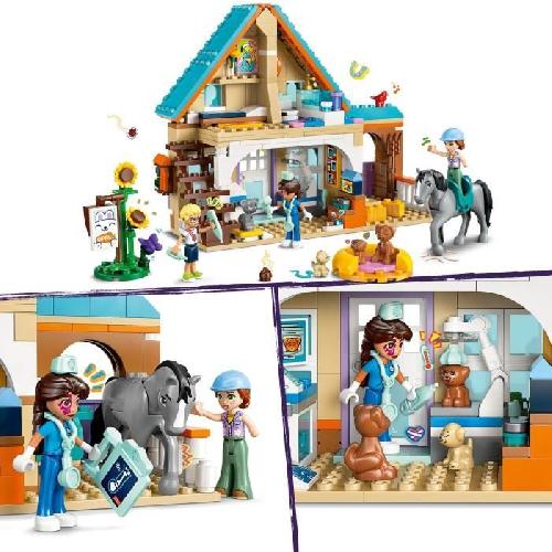 Jeu D'assemblage - Jeu De Construction - Jeu De Manipulation LEGO Friends 42651 La clinique vétérinaire pour chevaux et animaux de compagnie - Jouet