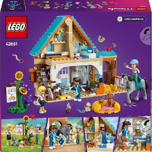 Jeu D'assemblage - Jeu De Construction - Jeu De Manipulation LEGO Friends 42651 La clinique vétérinaire pour chevaux et animaux de compagnie - Jouet