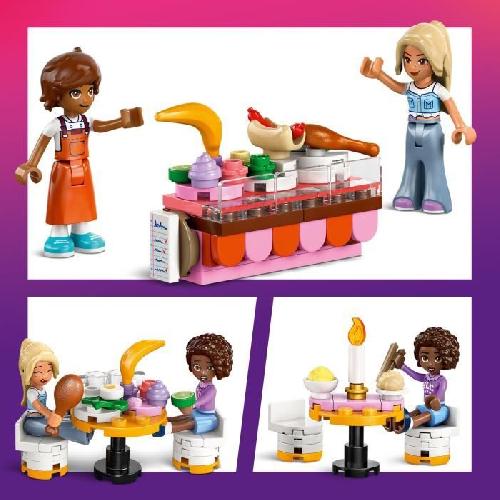 Jeu D'assemblage - Jeu De Construction - Jeu De Manipulation LEGO Friends 42655 Le restaurant et l'école de cuisine - Jeu de construction pour filles