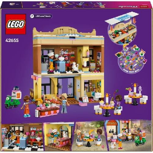 Jeu D'assemblage - Jeu De Construction - Jeu De Manipulation LEGO Friends 42655 Le restaurant et l'école de cuisine - Jeu de construction pour filles