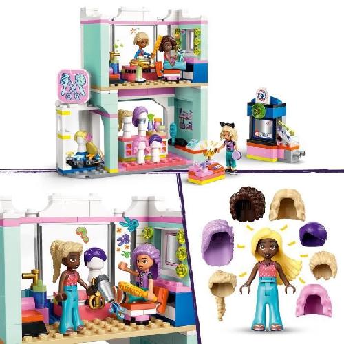 Jeu D'assemblage - Jeu De Construction - Jeu De Manipulation LEGO Friends 42662 Le salon de coiffure et la boutique d'accessoires - Jeu de construction