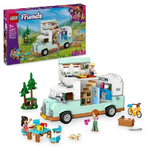 Jeu D'assemblage - Jeu De Construction - Jeu De Manipulation LEGO Friends 42663 Camping-car de l'amitié - Jouet de construction pour filles des 7 ans