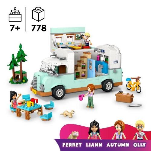 Jeu D'assemblage - Jeu De Construction - Jeu De Manipulation LEGO Friends 42663 Camping-car de l'amitié - Jouet de construction pour filles des 7 ans