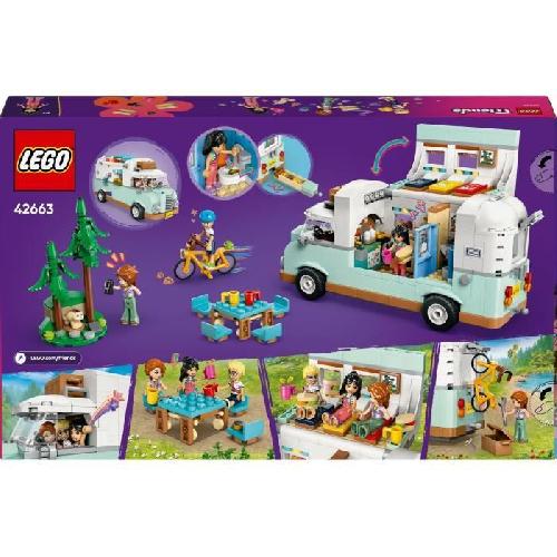 Jeu D'assemblage - Jeu De Construction - Jeu De Manipulation LEGO Friends 42663 Camping-car de l'amitié - Jouet de construction pour filles des 7 ans