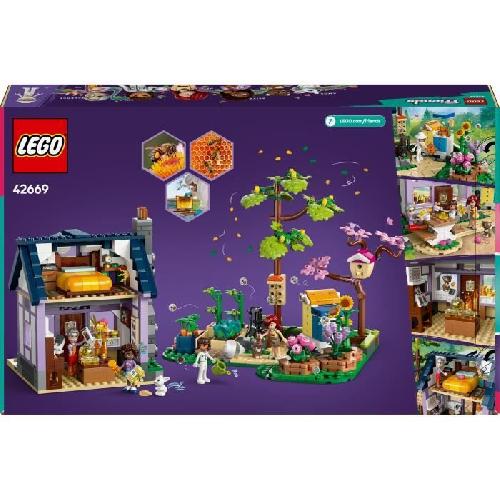 Jeu D'assemblage - Jeu De Construction - Jeu De Manipulation LEGO Friends 42669 La maison des apiculteurs et le jardin fleuri - Jeu créatif pour filles