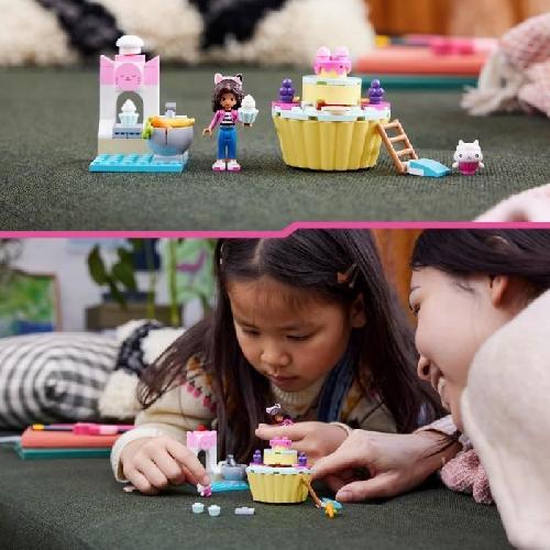 Jeu D'assemblage - Jeu De Construction - Jeu De Manipulation LEGO Gabby et la Maison Magique 10785 Praline et P'tichou S'Amusent. Jouet avec Figurines Chat