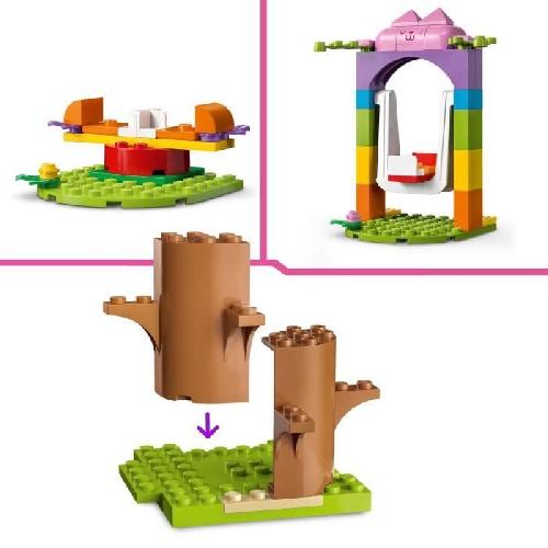 Jeu D'assemblage - Jeu De Construction - Jeu De Manipulation LEGO Gabby et la Maison Magique 10787 La Fete au Jardin de Fée Minette. Jouet avec Figurines