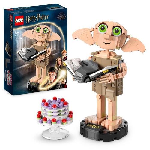 Jeu D'assemblage - Jeu De Construction - Jeu De Manipulation LEGO Harry Potter 76421 Dobby l'Elfe de Maison. Jouet de Figurine de Personnage. Cadeau