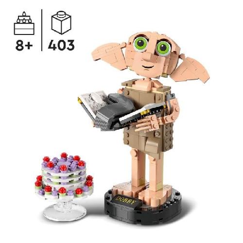 Jeu D'assemblage - Jeu De Construction - Jeu De Manipulation LEGO Harry Potter 76421 Dobby l'Elfe de Maison. Jouet de Figurine de Personnage. Cadeau