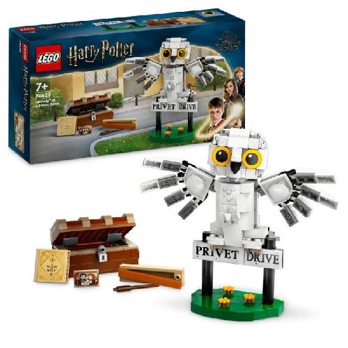 Jeu D'assemblage - Jeu De Construction - Jeu De Manipulation LEGO Harry Potter 76425 Hedwige au 4 Privet Drive. Jouet de Construction pour Enfants