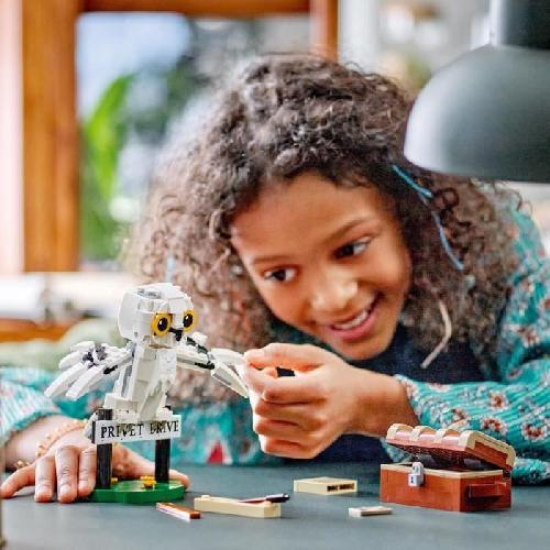 Jeu D'assemblage - Jeu De Construction - Jeu De Manipulation LEGO Harry Potter 76425 Hedwige au 4 Privet Drive. Jouet de Construction pour Enfants