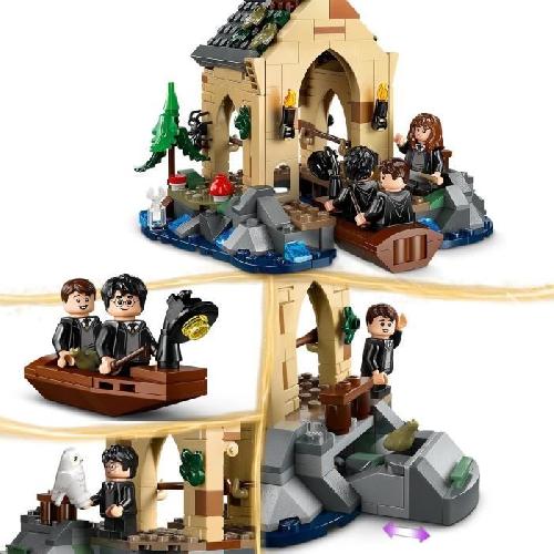 Jeu D'assemblage - Jeu De Construction - Jeu De Manipulation LEGO Harry Potter 76426 Le Hangar a Bateaux de Poudlard. Jouet Fantastique pour Enfants