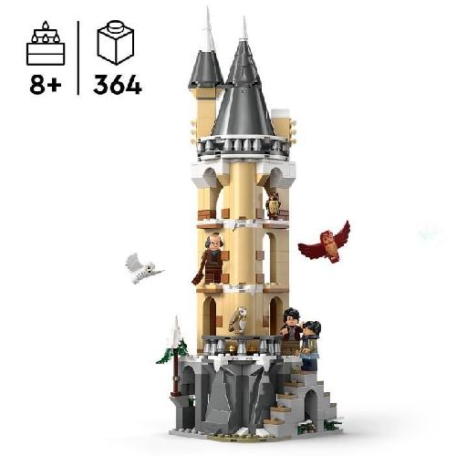 Jeu D'assemblage - Jeu De Construction - Jeu De Manipulation LEGO Harry Potter 76430 La Voliere du Château de Poudlard. Jouet d'Animaux pour Enfants