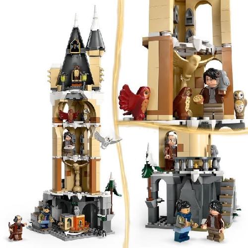 Jeu D'assemblage - Jeu De Construction - Jeu De Manipulation LEGO Harry Potter 76430 La Voliere du Château de Poudlard. Jouet d'Animaux pour Enfants