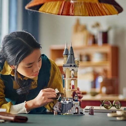 Jeu D'assemblage - Jeu De Construction - Jeu De Manipulation LEGO Harry Potter 76430 La Voliere du Château de Poudlard. Jouet d'Animaux pour Enfants