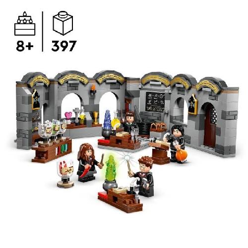 Jeu D'assemblage - Jeu De Construction - Jeu De Manipulation LEGO Harry Potter  76431 Le château de Poudlard : le cours de potions - Jeu pour enfants