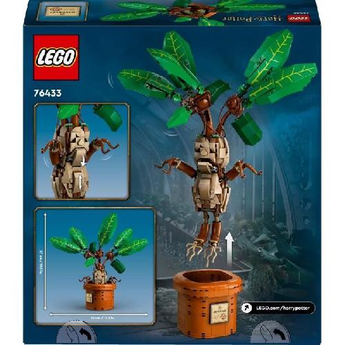 Jeu D'assemblage - Jeu De Construction - Jeu De Manipulation LEGO Harry Potter  76433 Mandragore - Plante et pot - Idée de cadeau magique pour enfants